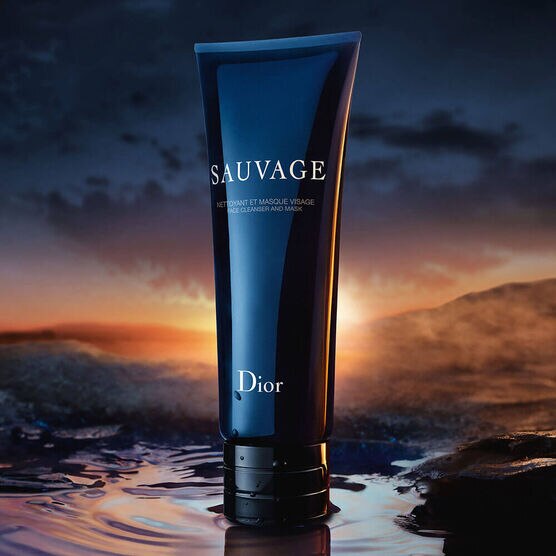 Gel de Limpeza Facial e Máscara Dior Sauvage Masculino